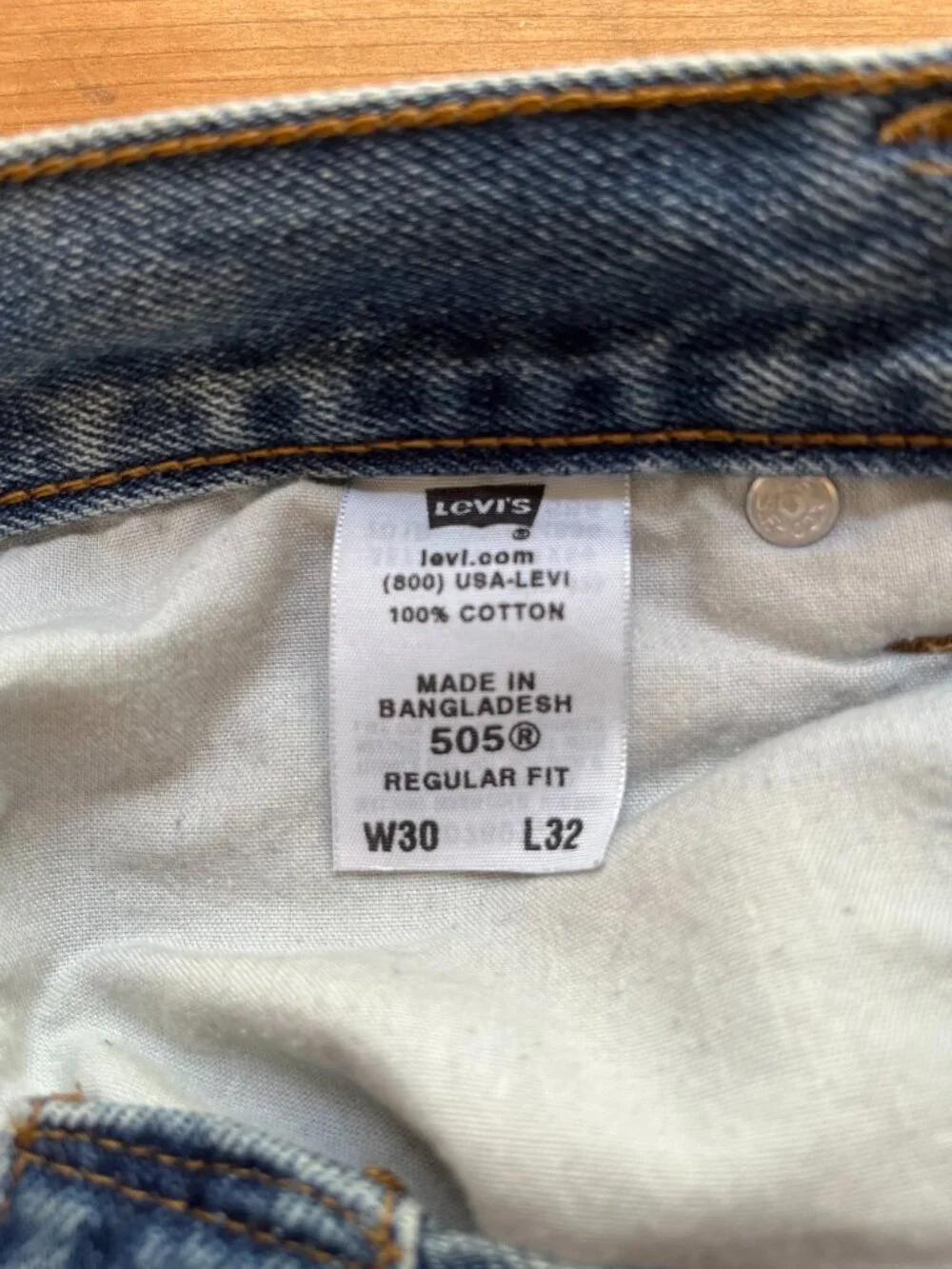 Levi's 505 Regular Fit Jeans –  W30 x L32